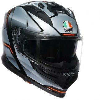 KACIGA AGV K7 L JAEGER BLACK/SILVER