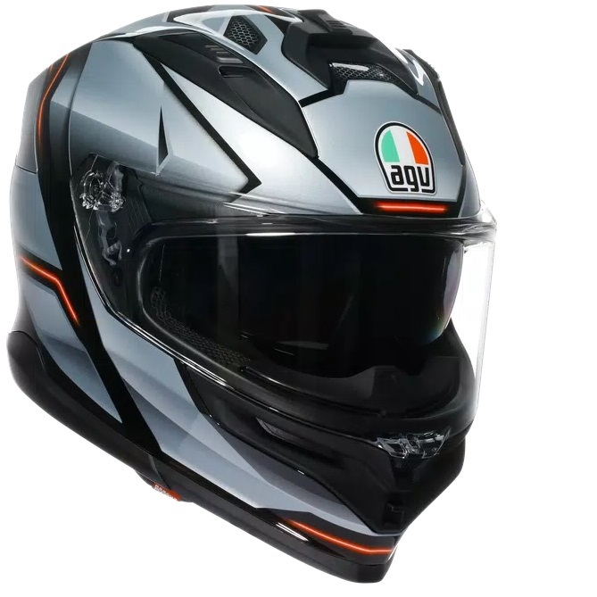 KACIGA AGV K7 XL JAEGER BLACK/SILVER