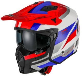 KACIGA UNIK PLUTON MASK XXL PLAVO CRVENO BIJELA