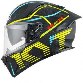 KACIGA KYT R2R XS CONCEPT BLACK / YELLOW MATT