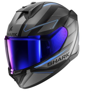 KACIGA SHARK D-SKWAL3 XXL SIZLER MAT CRNO PLAVA AN