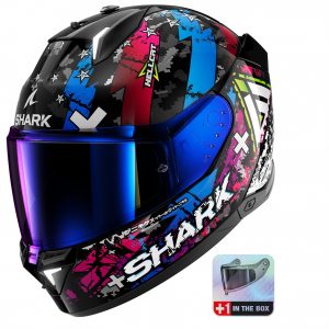 KACIGA SHARK SKWAL i3 L HELLCAT PLAVO CRNA + VIZIR