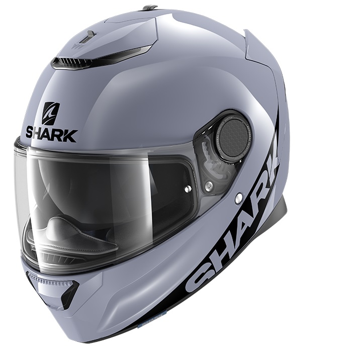 KACIGA SHARK SPARTAN S BLANK SIVA GLOSSY