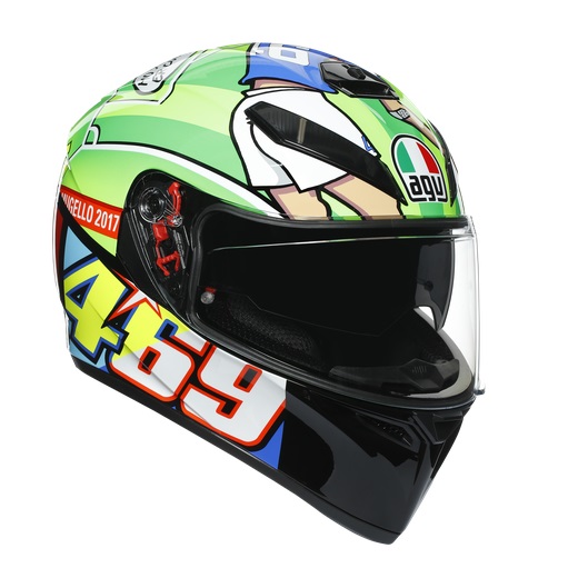 KACIGA AGV K3 ML ROSSI MUGELLO 2017