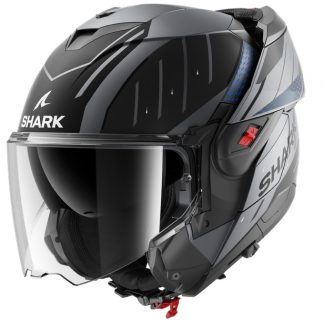 KACIGA SHARK OXO XL RYDGER MAT PLAVO SIVO CRNA