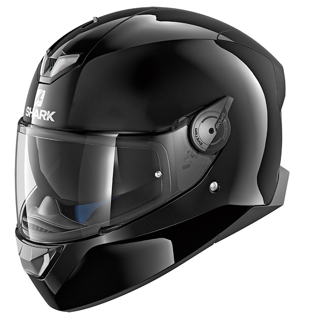 KACIGA SHARK SKWAL2 S BLANK CRNA WHITE LED