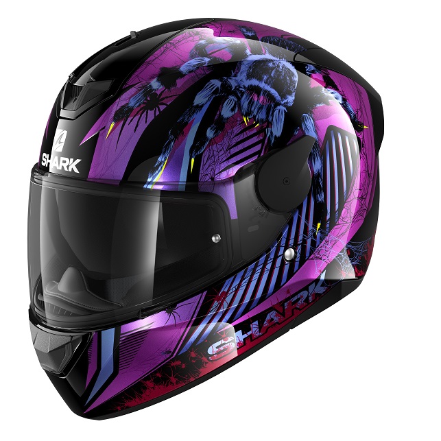 KACIGA SHARK D-SKWAL2 XS ATRAXX CRNO LJUBIČASTA