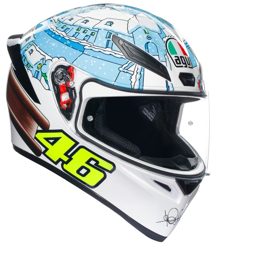 KACIGA AGV K1S S ROSSI WINTER TEST 2017 E2206