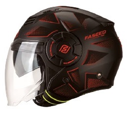 KACIGA FS 766 L CIRCLE CRNO CRVENA