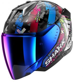 KACIGA SHARK SKWAL i3 JET XXL HELLCAT PLAVO CRNA