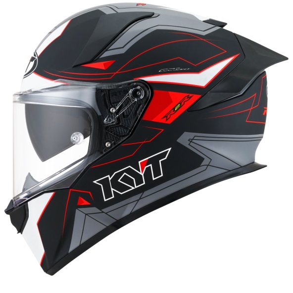 KACIGA KYT R2R L LED GREY / BLACK MATT