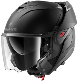 KACIGA SHARK OXO S BLANK MAT CRNA