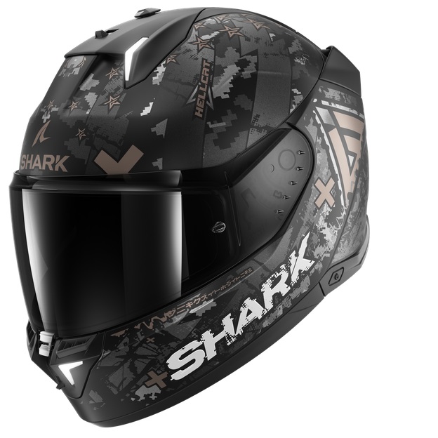 KACIGA SHARK SKWAL i3 M HELLCAT MAT SIVO CRNA