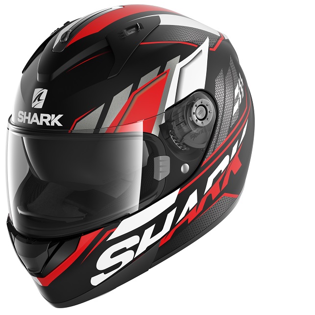 KACIGA SHARK RIDILL XL PHAZ MAT CRNO CRVENO BIJELA