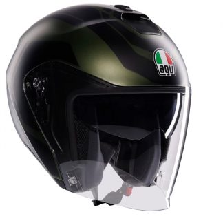 KACIGA AGV IRIDES S SAKAI MATT GREEN BLACK