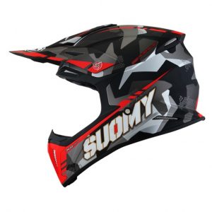 KACIGA SUOMY X-WING M CAMOUFLAGER MATT RED