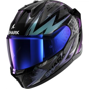 KACIGA SHARK D-SKWAL3 XL BLAST-R CRNO LJUBIČASTA