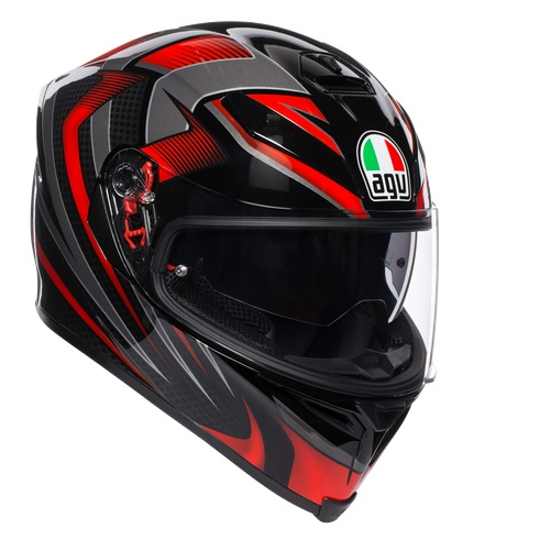 KACIGA AGV K5 L HURRICANE 2.0 CRVENO CRNA