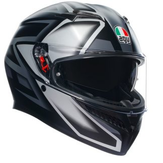 KACIGA AGV K3 XL COMPOUND MATT BLACK/GREY E2206