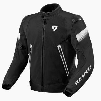 JAKNA REV'IT CONTROL AIR H2O MEN XXL BLACK WHITE