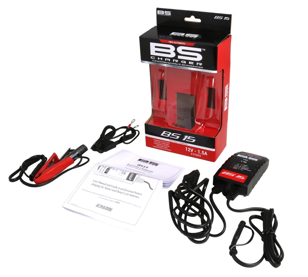 PUNJAČ AKUMULATORA BS BS15 1.5A, 8 STAGE CHARGER
