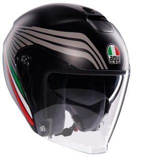 KACIGA AGV IRIDES XL BOLOGNA MATT BLACK TRICOLORE