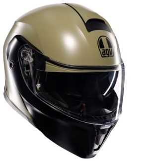 KACIGA AGV STREETMODULAR XXL MAT PASTEL GREEN BLAC