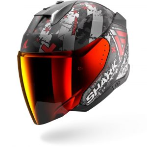 KACIGA SHARK SKWAL i3 JET M HELLCAT MAT CRVENO CRN