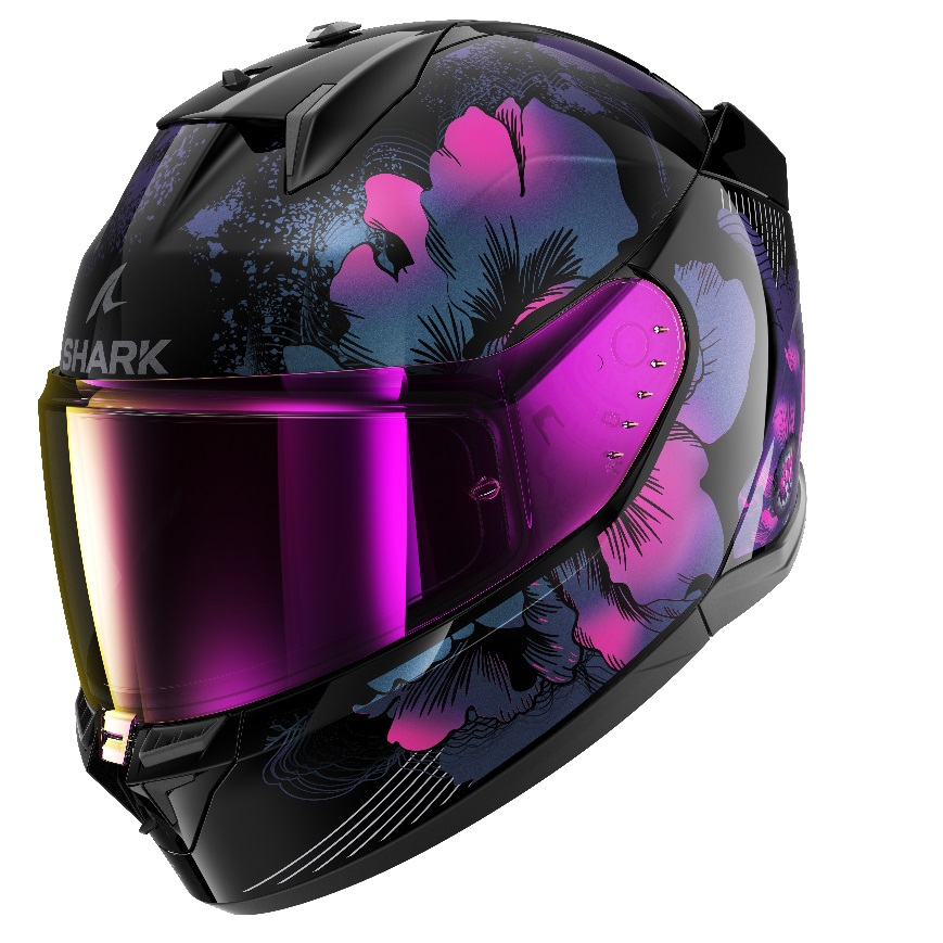 KACIGA SHARK D-SKWAL3 XS MAYFER CRNO LJUBIČASTA