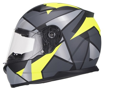 KACIGA UNIK CI-24 M HERO CRNO ŽUTA FLUO