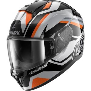 KACIGA SHARK RIDILL2 XXL APEX CRNO SIVO NARANČASTA