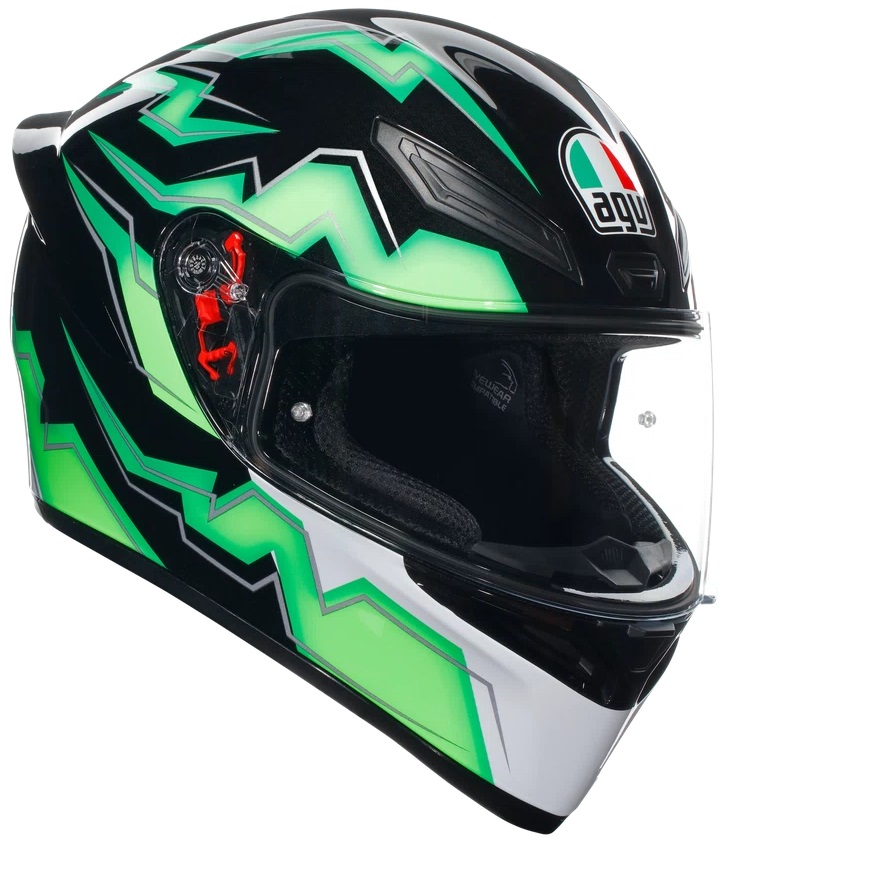 KACIGA AGV K1S L KRIPTON BLACK/GREEN E2206