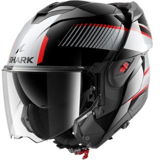 KACIGA SHARK OXO XL SIKTER CRNO SIVO CRVENA