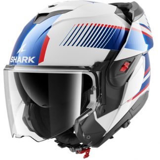 KACIGA SHARK OXO S SIKTER PLAVO BIJELO CRVENA