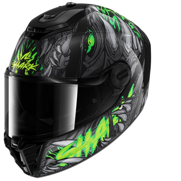 KACIGA SHARK SPARTAN RS L SHAYTAN ANTHRACIT GREEN