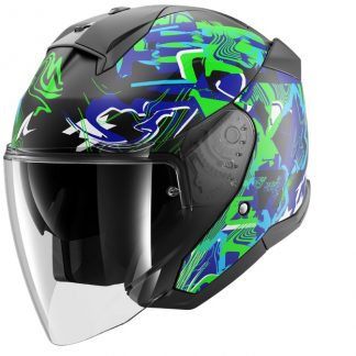 KACIGA SHARK SKWAL JET XL PRANZ MAT ZELENO PLAVA