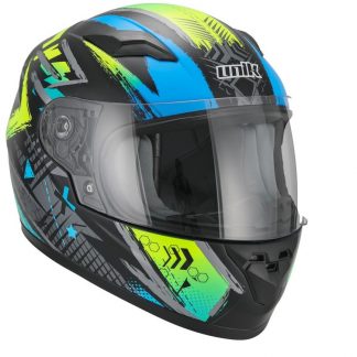 KACIGA UNIK SPACE YM PLAVO CRNO ŽUTA          KIDS