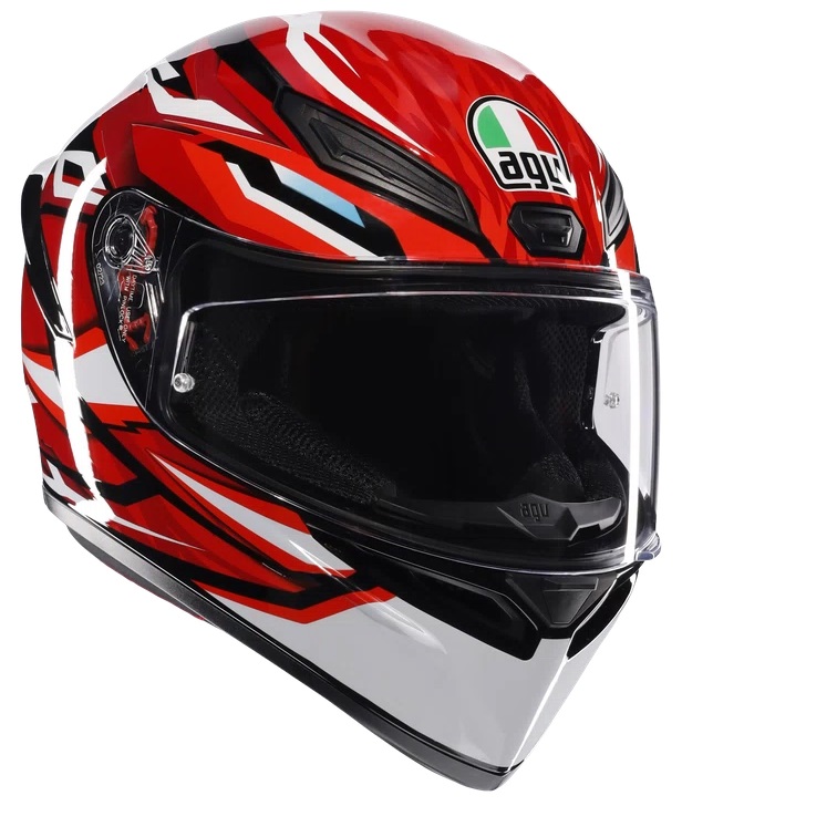 KACIGA AGV K1S S LION BLACK/RED/WHITE E2206