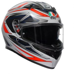 KACIGA AGV K3 L SPACE MATT WHITE/RED/FLUO E2206