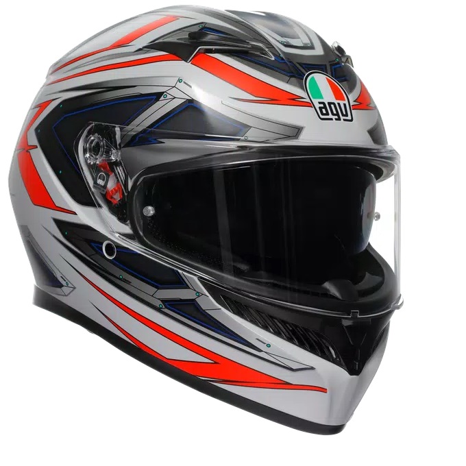 KACIGA AGV K3 L SPACE MATT WHITE/RED/FLUO E2206
