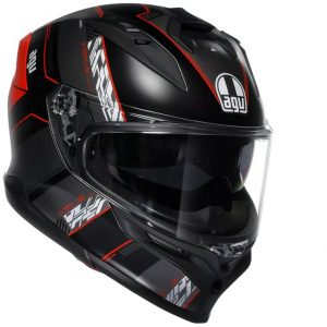 KACIGA AGV K7 S KYBER BLACK/RED