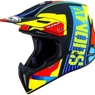 KACIGA SUOMY X-WING XXL AMPED BLACK/LIGHT BLUE