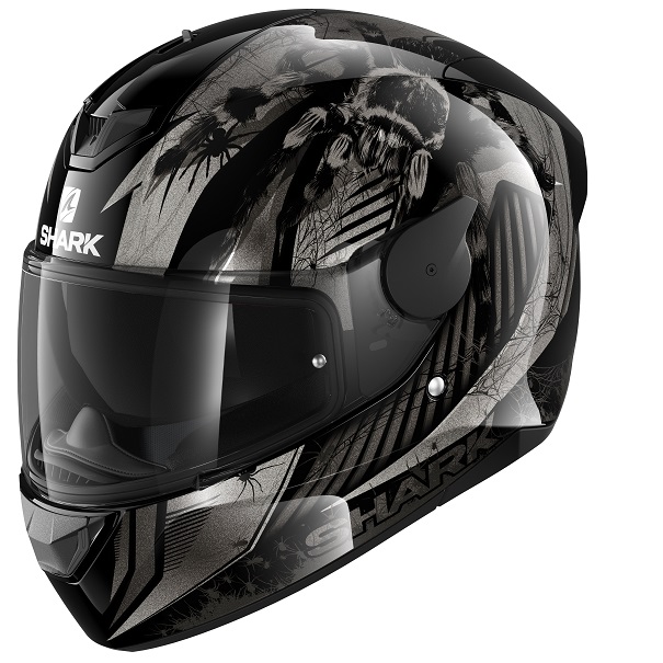 KACIGA SHARK D-SKWAL2 L ATRAXX CRNO SIVA