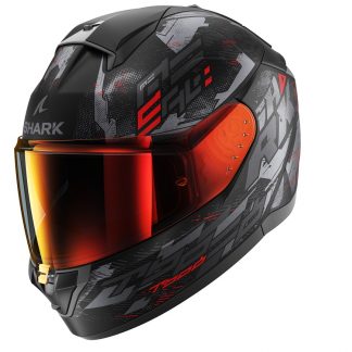 KACIGA SHARK RIDILL2 L MOLOKAI MAT CRVENO CRNA