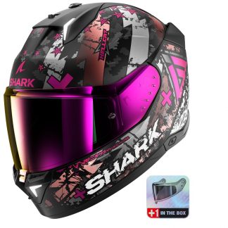 KACIGA SHARK SKWAL i3 M HELLCAT MAT VIOLET CRNA