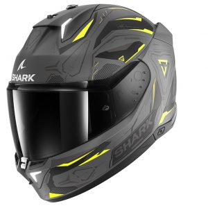 KACIGA SHARK SKWAL i3 XXL LINIK MAT ŽUTO SIVA ANTR
