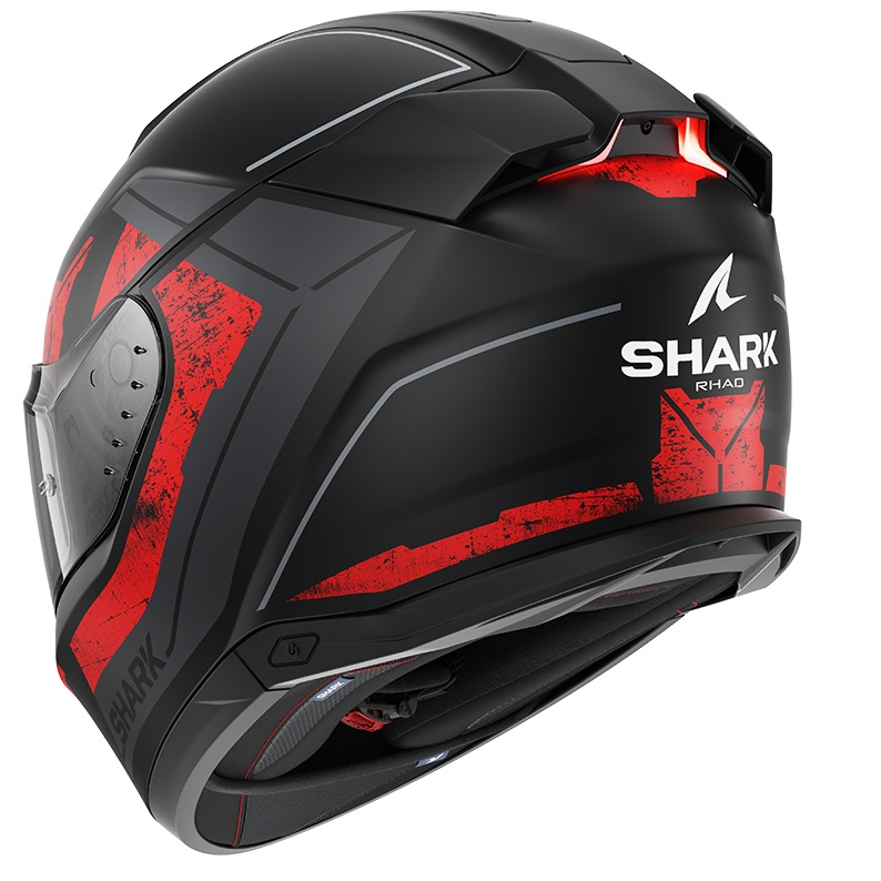 KACIGA SHARK SKWAL i3 S RHAD MAT CRVENO CRNA