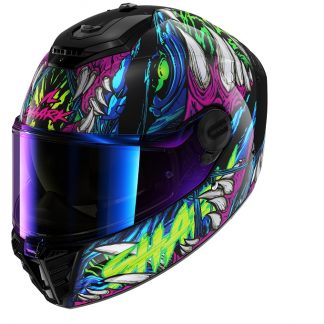 KACIGA SHARK SPARTAN RS S SHAYTAN GREEN VIOLET