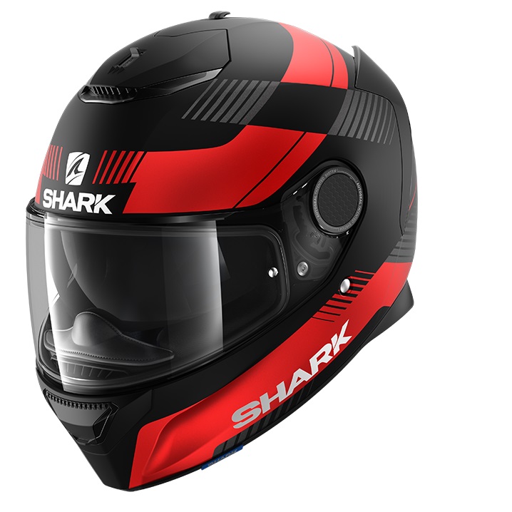 KACIGA SHARK SPARTAN L STRAD MAT CRNO SIVA