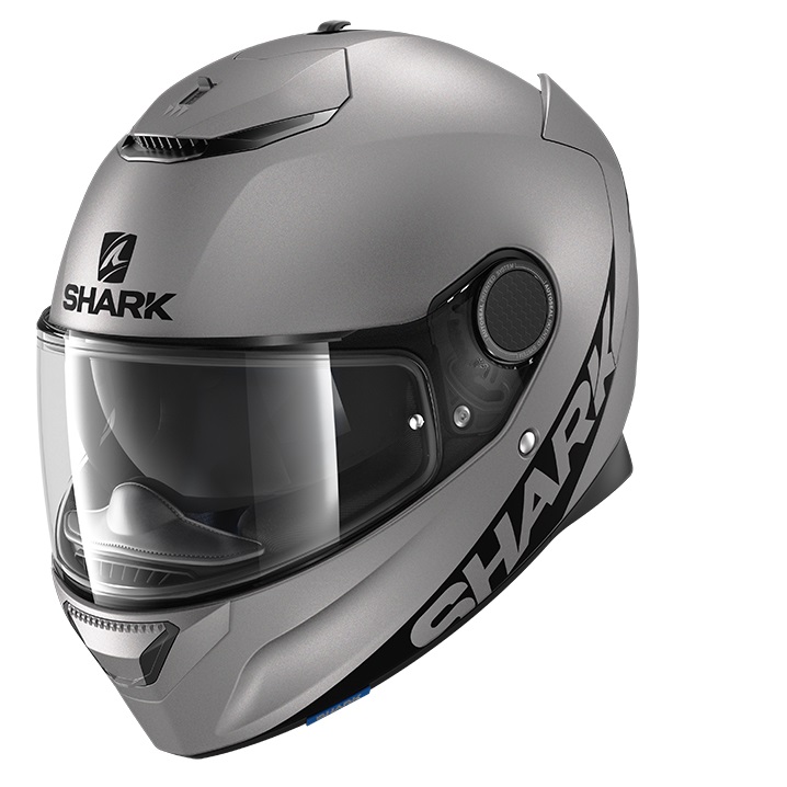 KACIGA SHARK SPARTAN S BLANK MAT SIVA